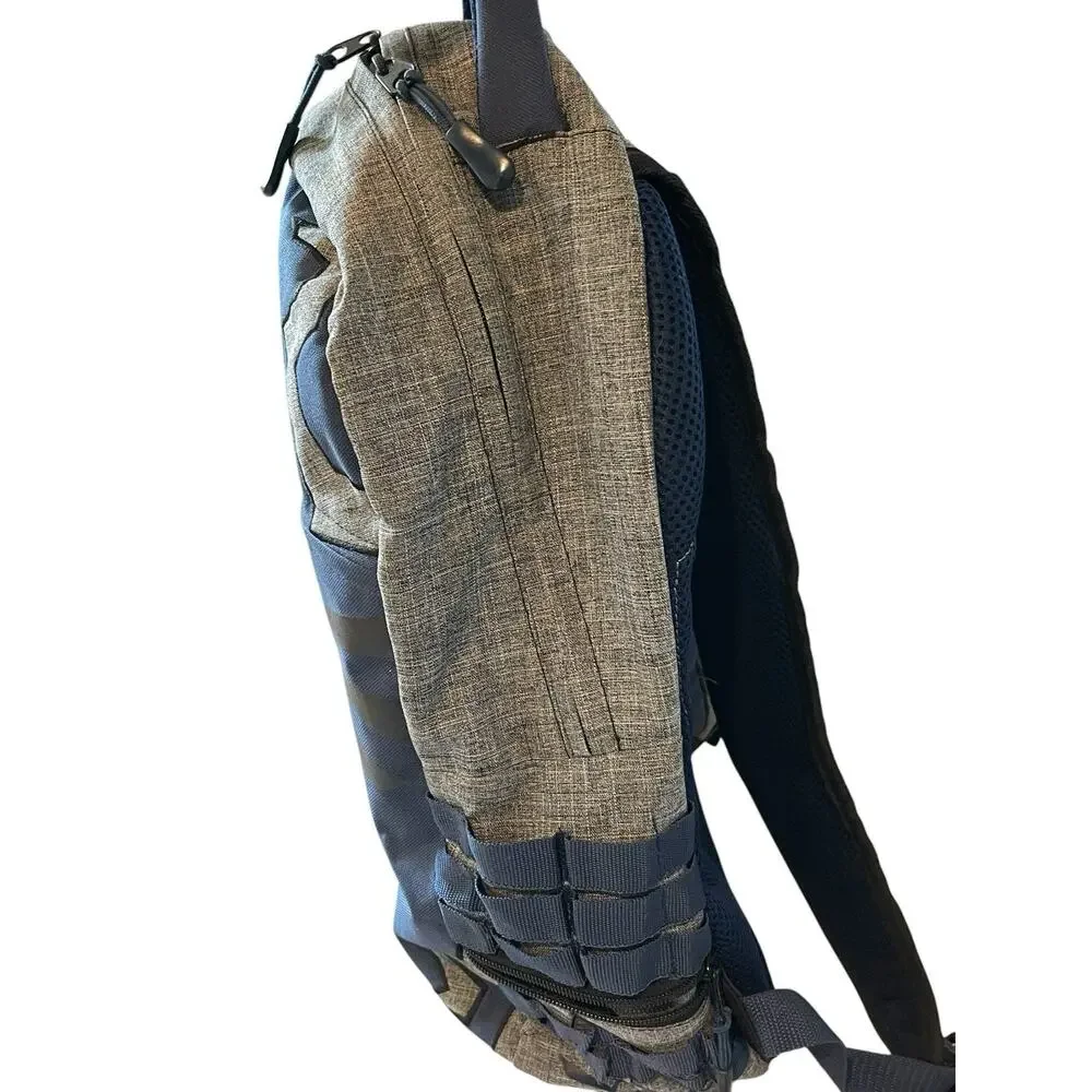 Legend of Zelda Hylian Crest Backpack Blue Gray Official Style Bag